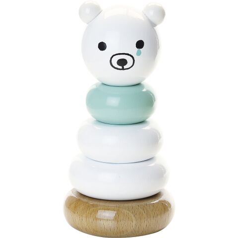 Vilac Sad Teddy Bear Wooden Setting Tower